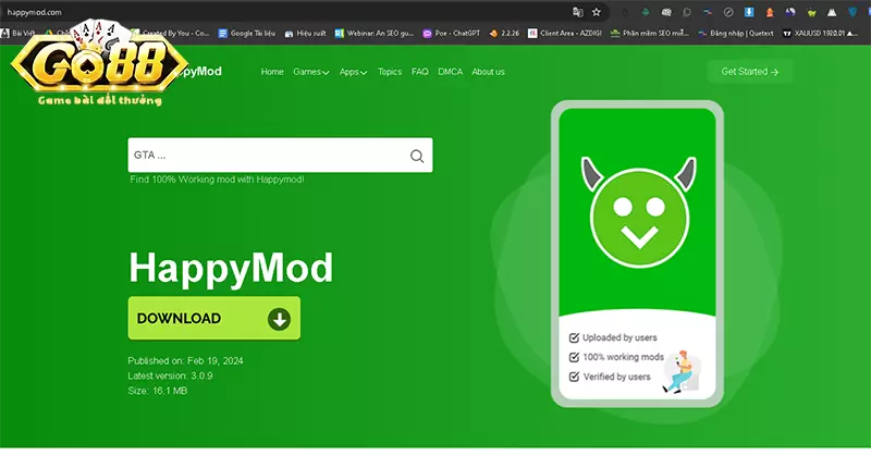 Hướng dẫn tải HappyMod cho điện thoại và máy tính